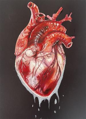 painting of heart