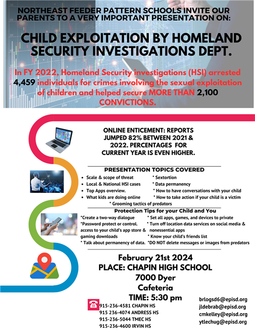  Homeland Security Presentation for Parents