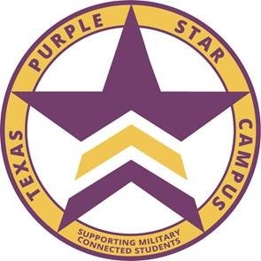 Texas Purple Star badge Texas Purple Star badge