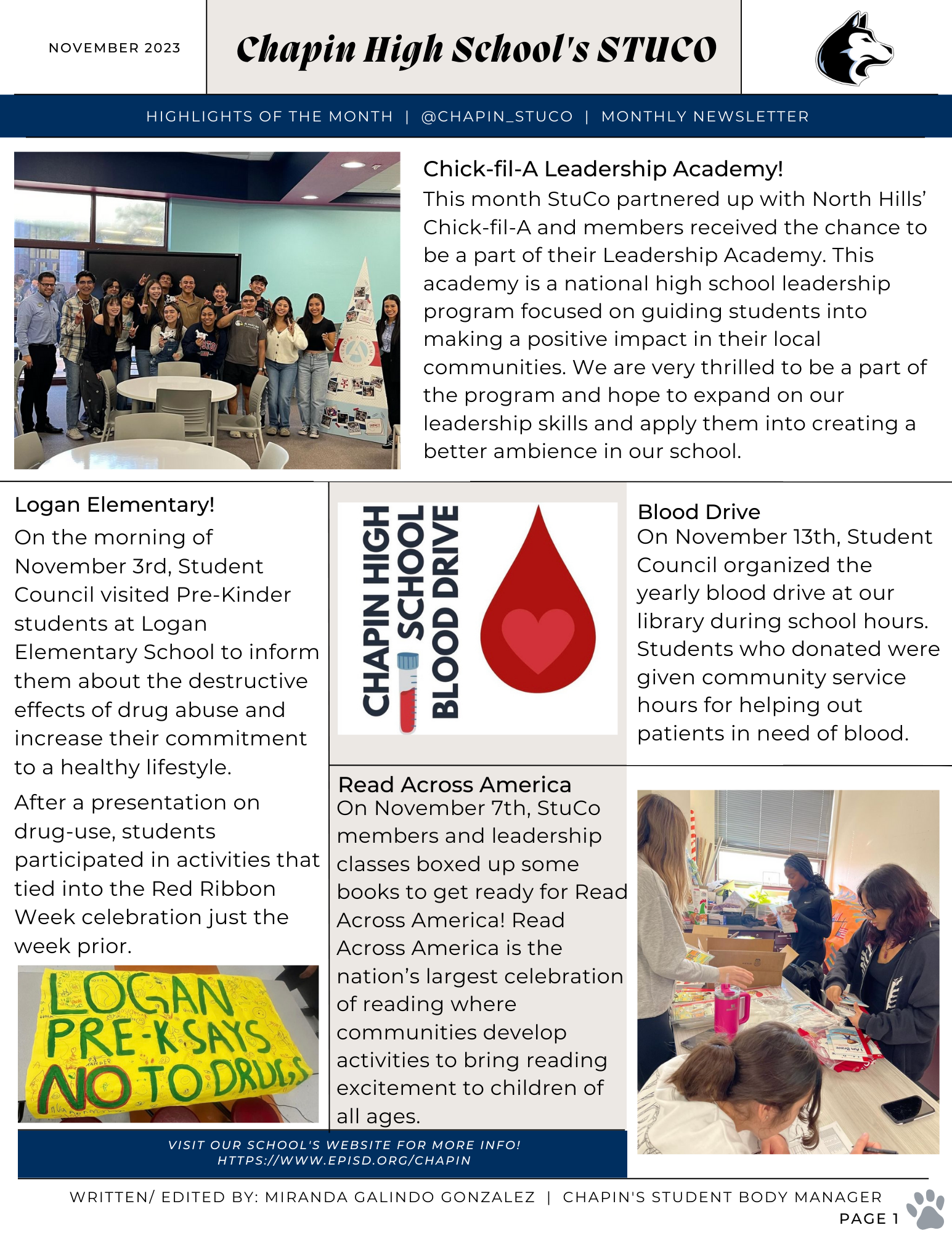 December Newsletter