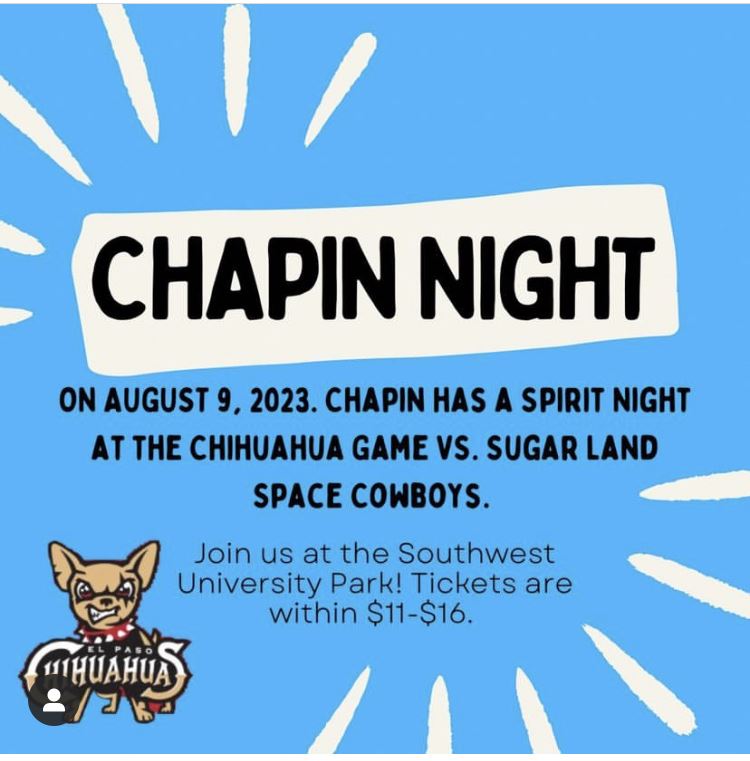  Chapin Back to School